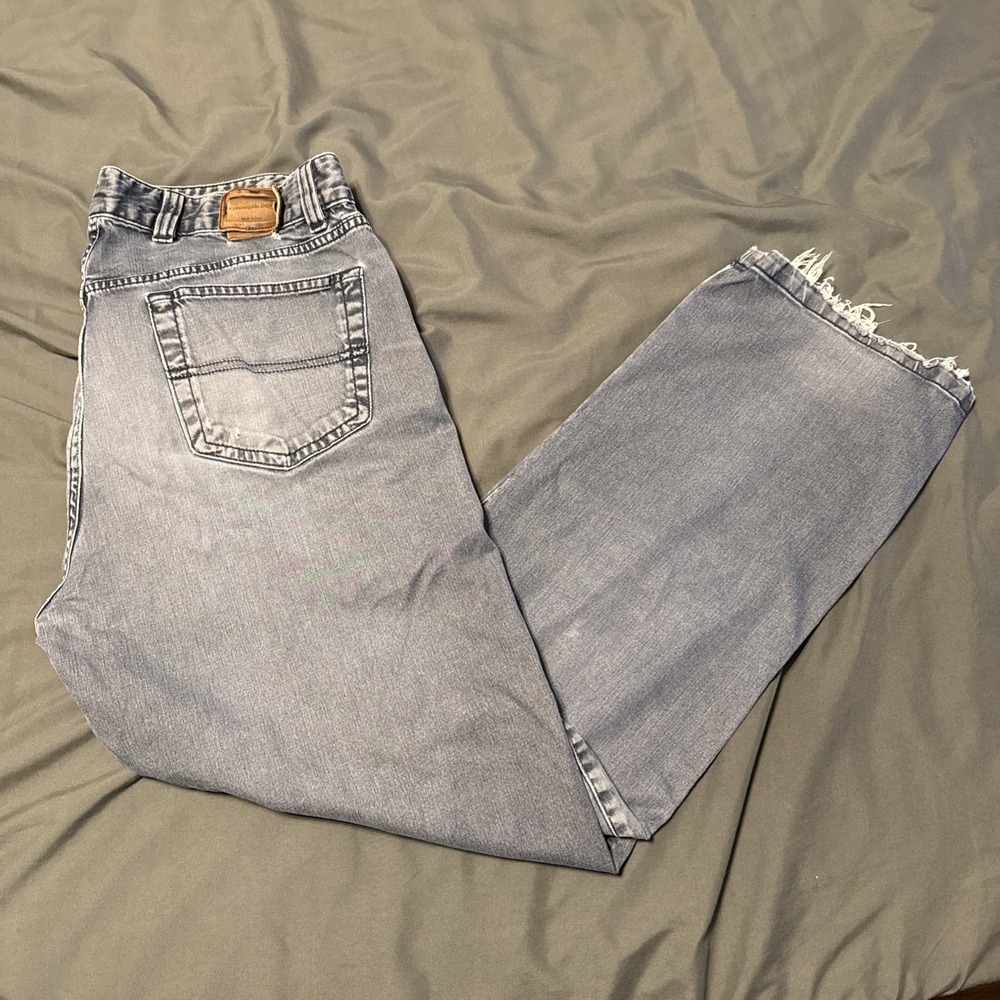 Ermenegildo Zegna Denim Jeans For Men Sz 38x30 Made In Italy Distressed - Picture 1 of 13